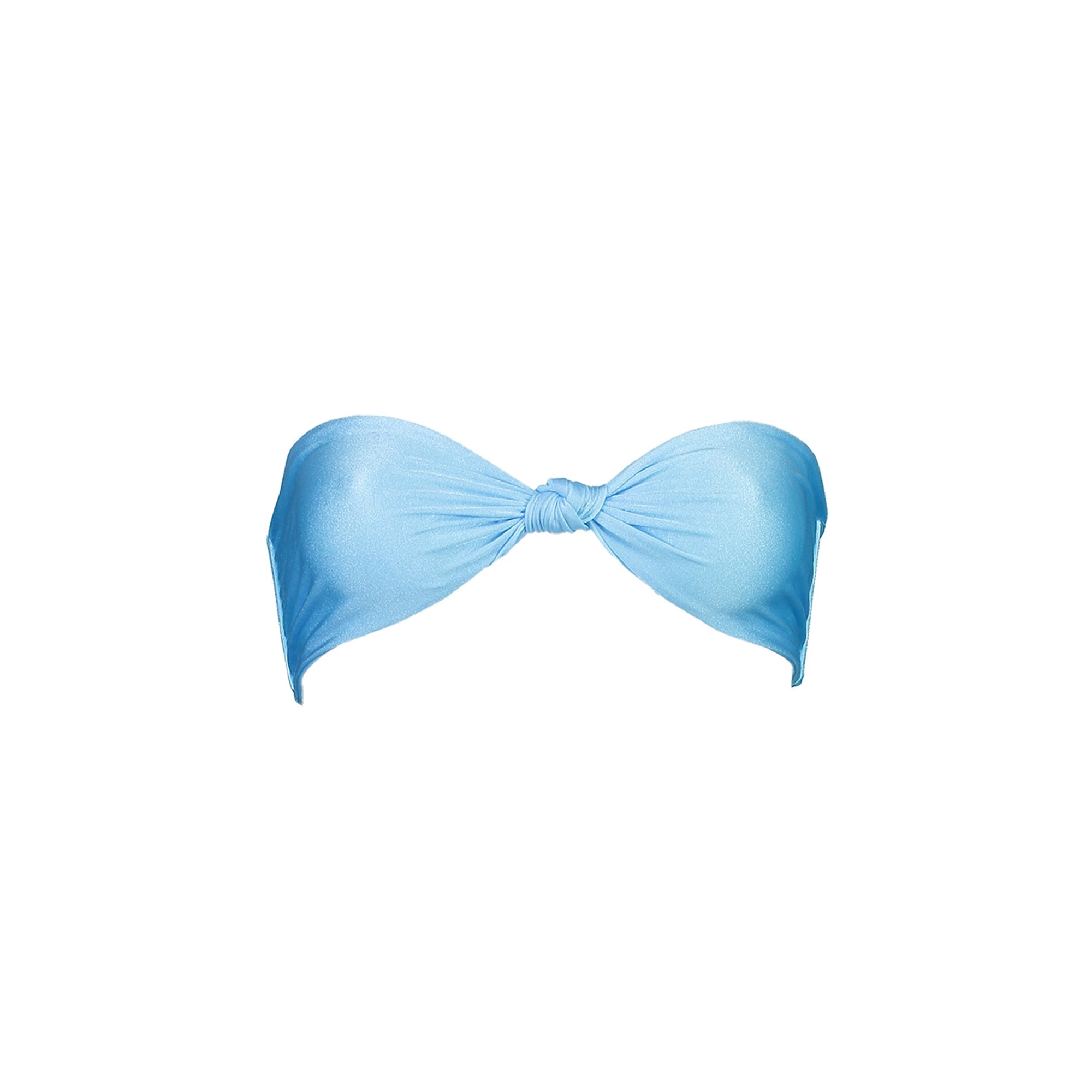 Blue Bandeau Bikini Top | Kailana Swim